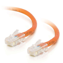3ft (0.9m) Cat5e Non-Booted Unshielded (UTP) Network Crossover Patch Cable - Orange