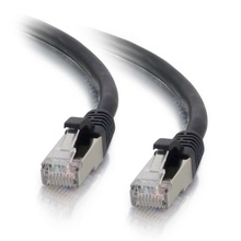 1ft (0.3m) Cat6 Snagless Shielded (STP) Ethernet Network Patch Cable - Black