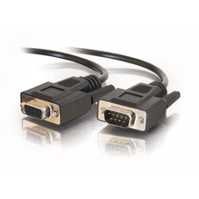 3ft (0.9m) DB9 M/F Serial RS232 Extension Cable - Black