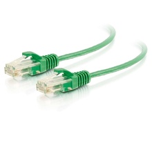 1ft (0.3m) Cat6 Snagless Unshielded (UTP) Slim Ethernet Network Patch Cable - Green