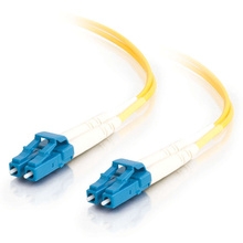 65.6ft (20m) LC-LC 9/125 OS2 Duplex Single-Mode Fiber Optic Cable (TAA Compliant) - Plenum CMP-Rated - Yellow