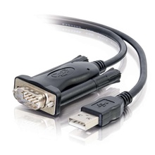 5ft (1.5m) USB to DB9 Male Serial RS232 Adapter Cable