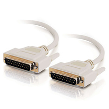 3ft (0.9m) DB25 M/M Serial RS232 Cable