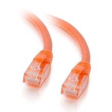 100ft (30.5m) Cat5e Snagless Unshielded (UTP) Ethernet Network Patch Cable - Orange