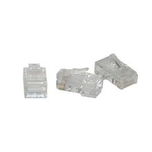RJ45 Cat5 8x8 Modular Plug for Flat Stranded Cable Multipack (10-Pack)