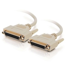 3ft (0.9m) DB25 F/F Serial RS232 Extension Cable
