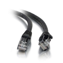 2ft (0.6m) Cat5e Snagless Unshielded (UTP) Ethernet Network Patch Cable - Black
