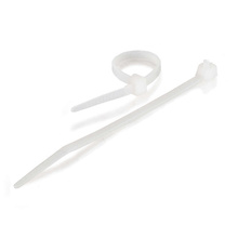 7.75in Releasable/Reusable Cable Tie Multipack (50-Pack) (TAA Compliant) - White