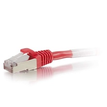 3ft (0.9m) Cat5e Snagless Shielded (STP) Ethernet Network Patch Cable - Red