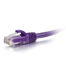 15ft (4.6m) Cat6 Snagless Unshielded (UTP) Ethernet Network Patch Cable - Purple