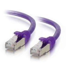 5ft (1.5m) Cat6 Snagless Shielded (STP) Ethernet Network Patch Cable - Purple