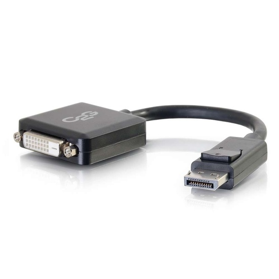 DisplayPort Male to Single Link DVI-D Female Adapter Converter - Black